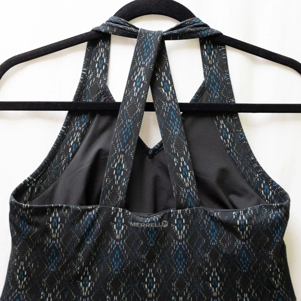 Merrell Blue Printed Pattern Dress - Picture 5 of 8